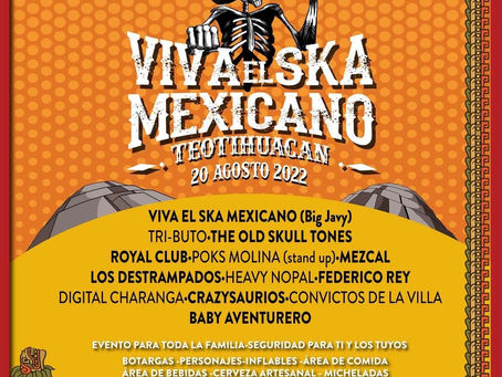 Viva el Ska mexicano tendrá su primera fiesta en Teotihuacán