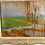 Thumbnail: Vintage, French, Oil on Board, Framed Landscape Painting