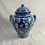 Thumbnail: Vintage, Fajalauza, Ceramic Covered Jar, Granada, Spain