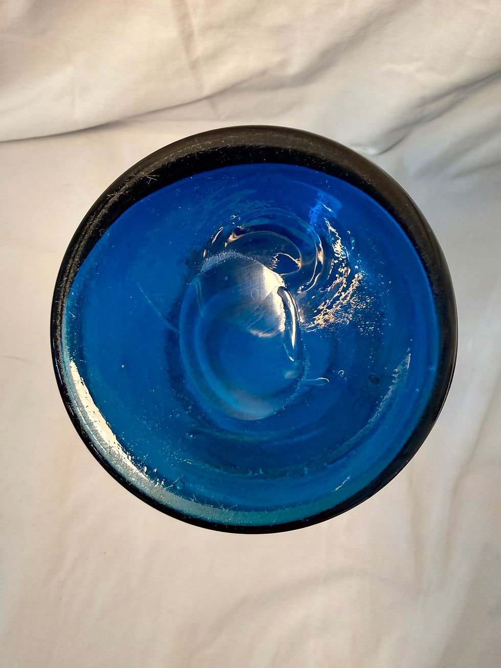 Thumbnail: Antique, French Apothecary/Chemist Jar, Blue