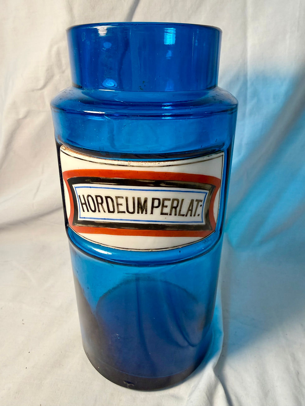 Thumbnail: Antique, French Apothecary/Chemist Jar, Blue