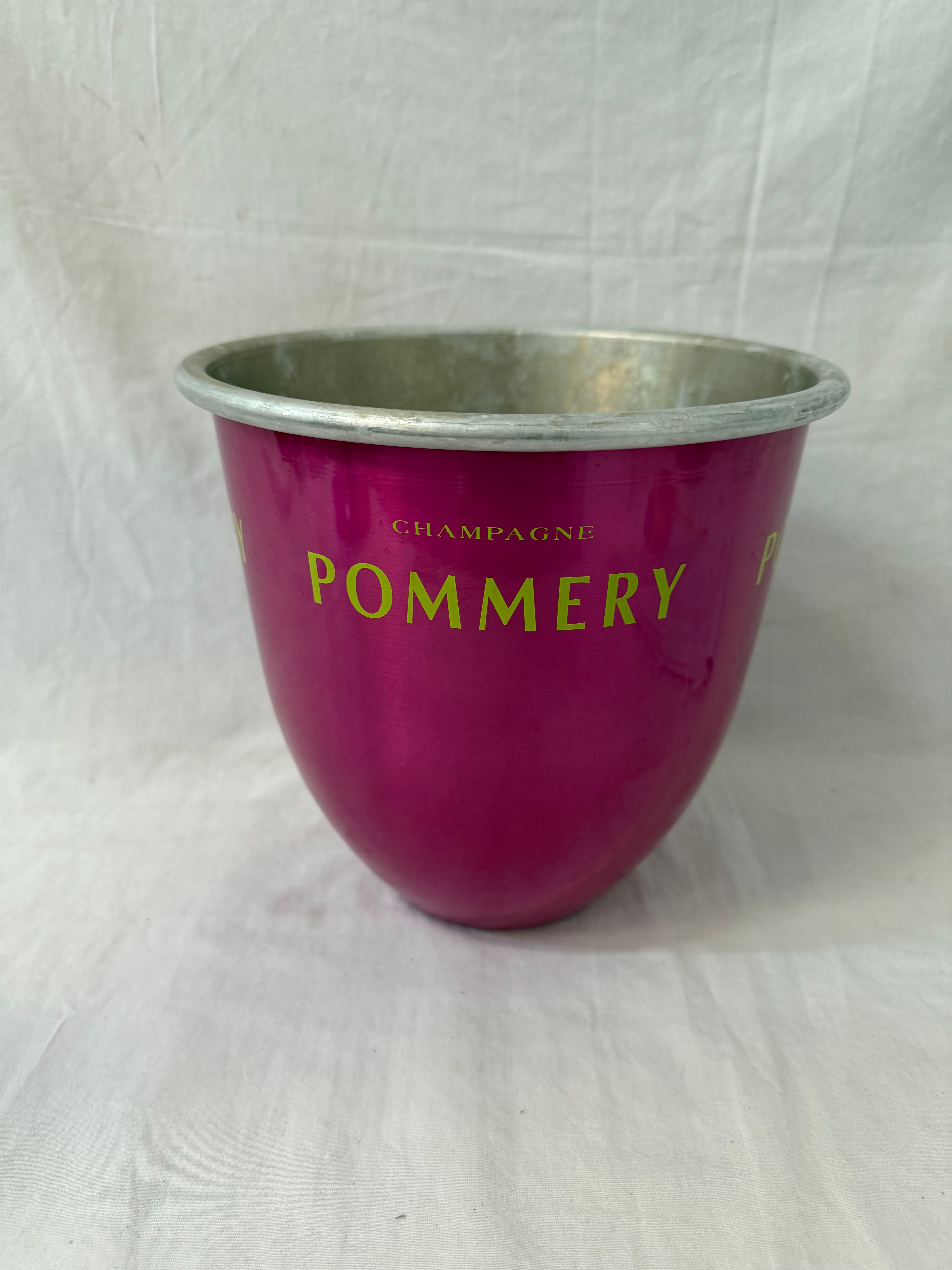 Vintage, French, Pommery Champagne/Ice Pink Bucketplate