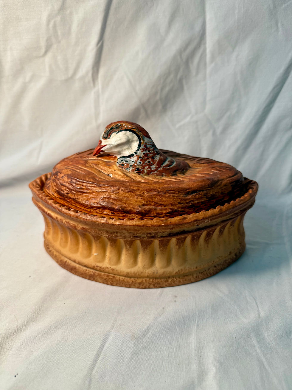 Thumbnail: Vintage, Pillivuyt, Porcelain, Pheasant Tureen
