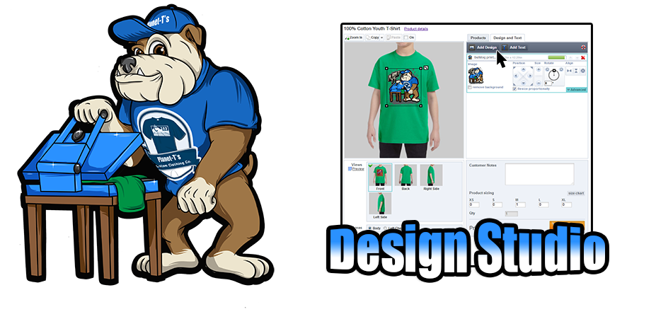 custom designed tee shirts