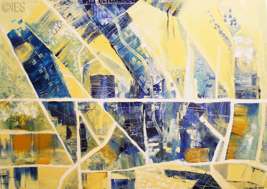Geometries bleues