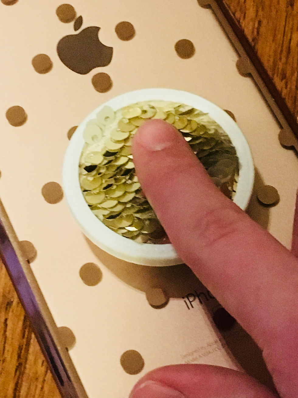 Thumbnail: Golden and White Sequins Changing PopTop