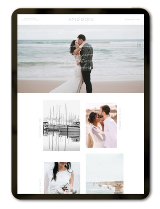 Wix Website Template Fotografen Angelique Grafiktulpe