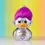 Thumbnail: Trolls: Silver Troll (Silver with Purple Hair) TUBBZ (First Edition)