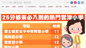 訪問：小一自行分配學位　25分未必入到喇沙、瑪利諾？