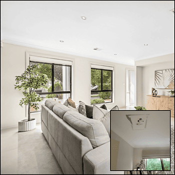 Warm interior paint colour scheme