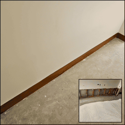 3 Plaster repair water damaged wall