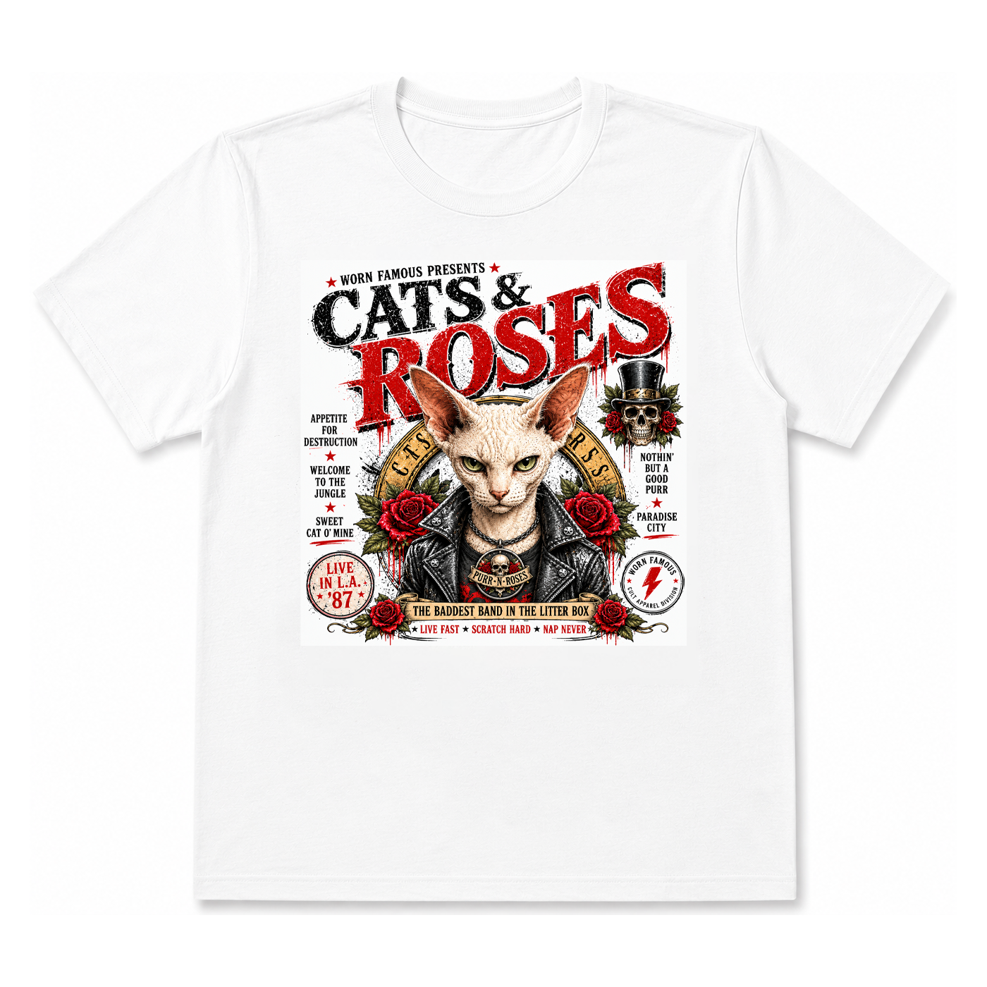 Cats & Roses
