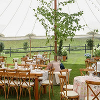 Garden of Eden Tent Decor is an elegant look for your event.