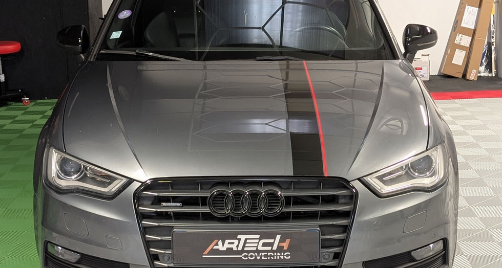 Covering et bande décorative Audi A3 Quattro TFSi