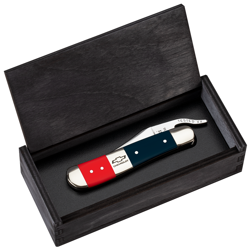 Chevrolet Smooth Red /Blue Synthetic Center Bolster Russlock