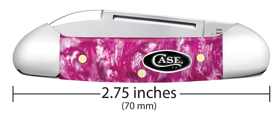 Thumbnail: Pink Crackle Kirinite Baby Butterbean