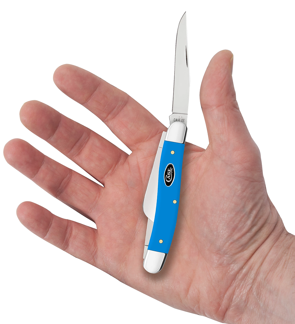 Thumbnail: Light Blue Synthetic Medium Stockman