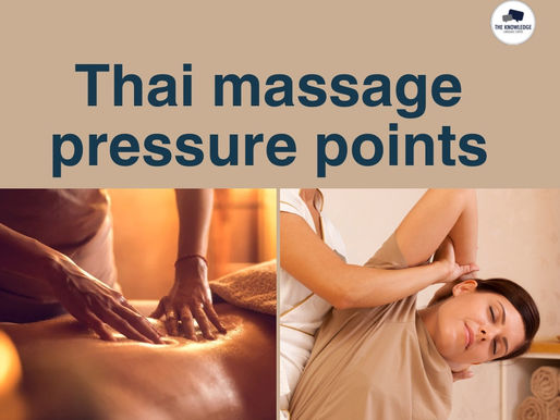 Thai massage pressure points 💆‍♀️💙