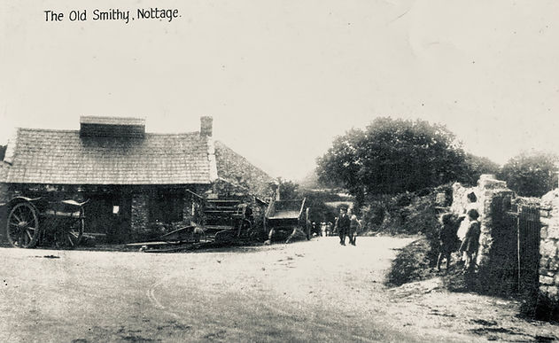 The Old Nottage Forge during 1800s