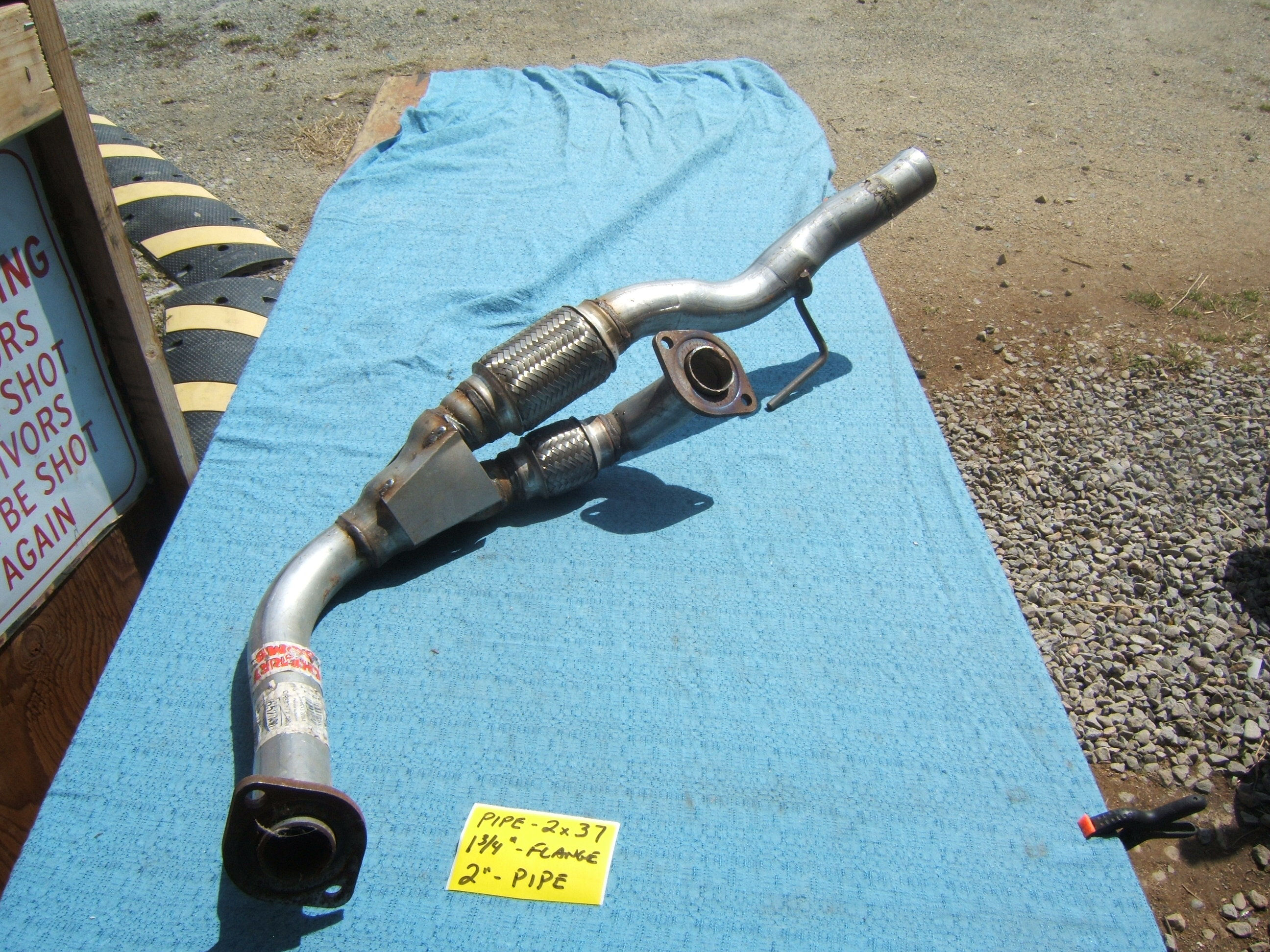 "Y" Pipe Exhaust Repair w/Flex Pipe