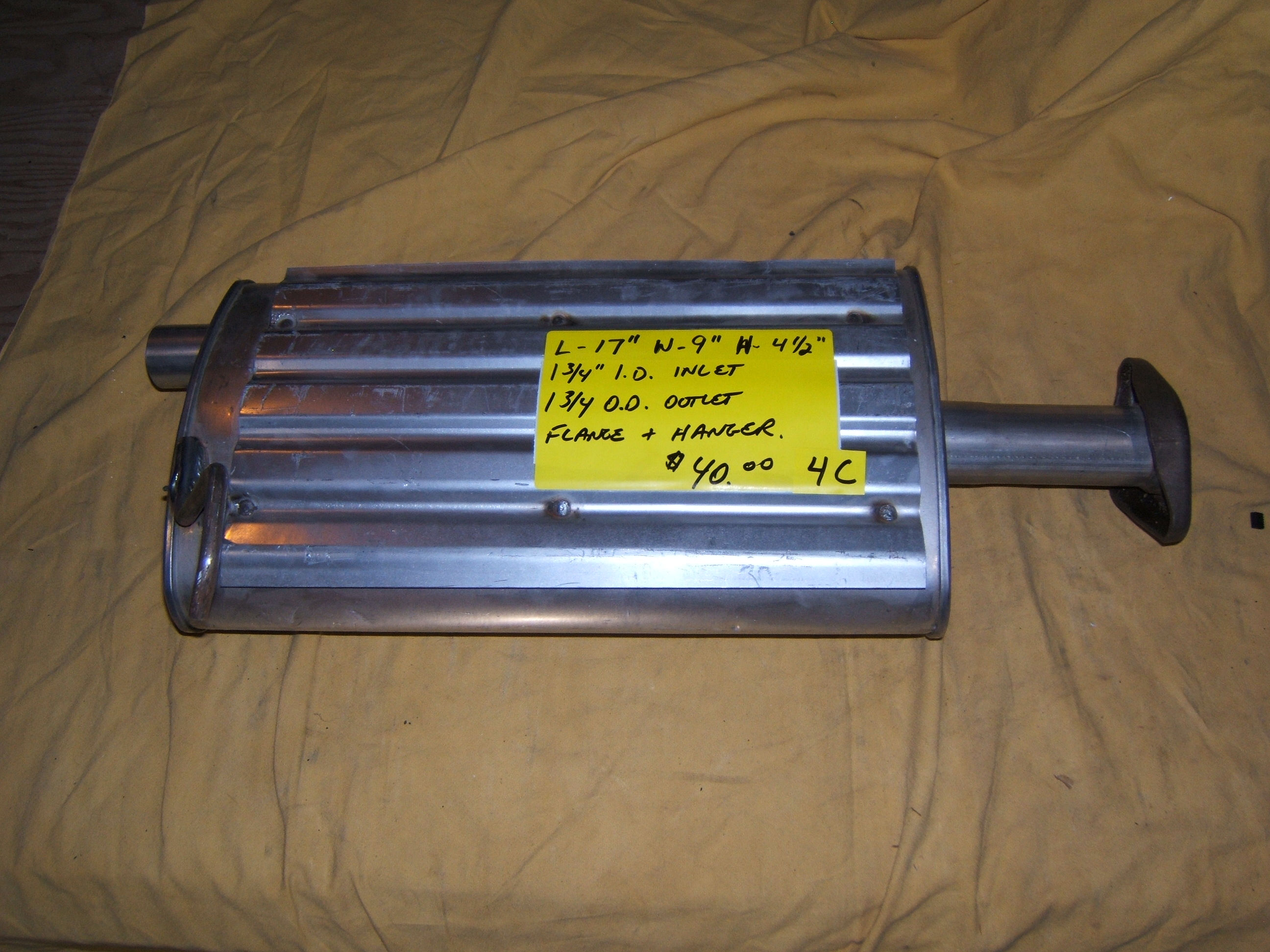 1 3/4" I.D. - NOS Universal Muffler