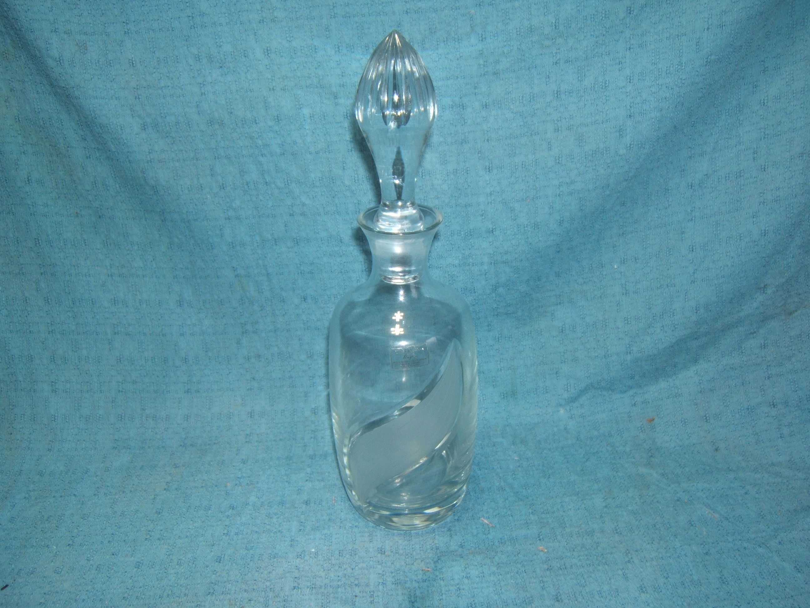 Mouth Blown Glass Decanter