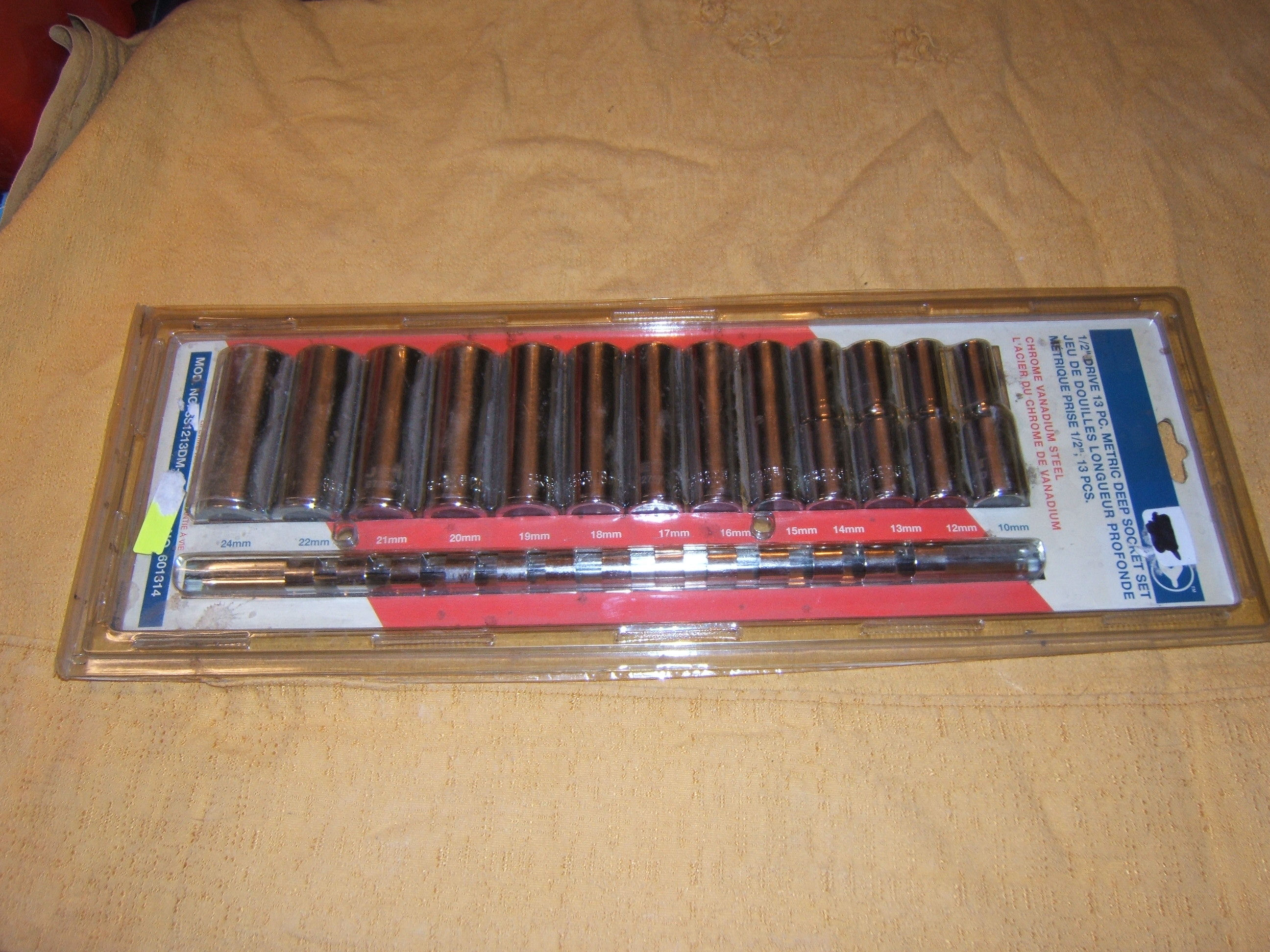 JET - 13pc. Metric Deep Socket Set