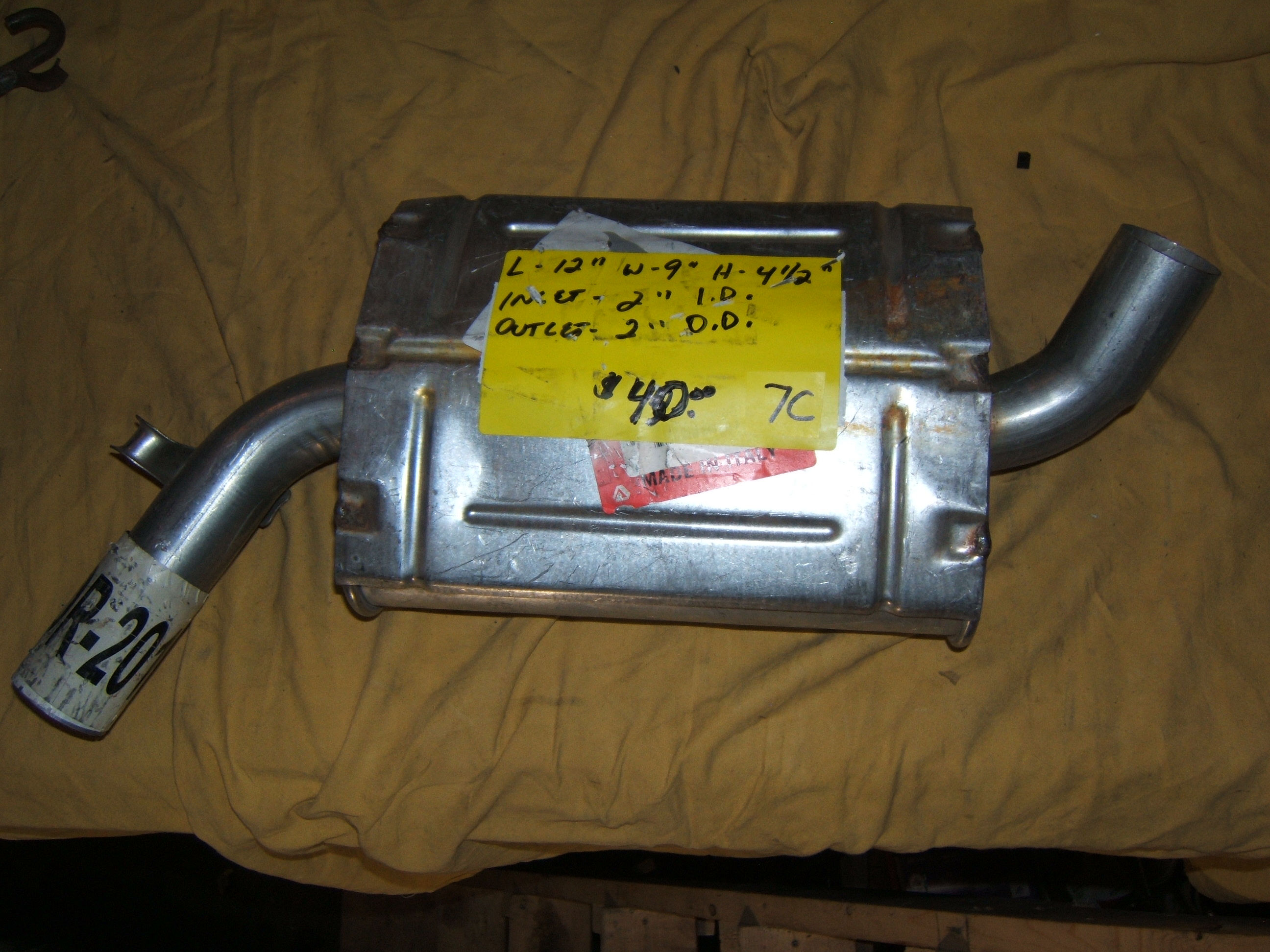 NOS - 2" I.D. - Universal Muffler
