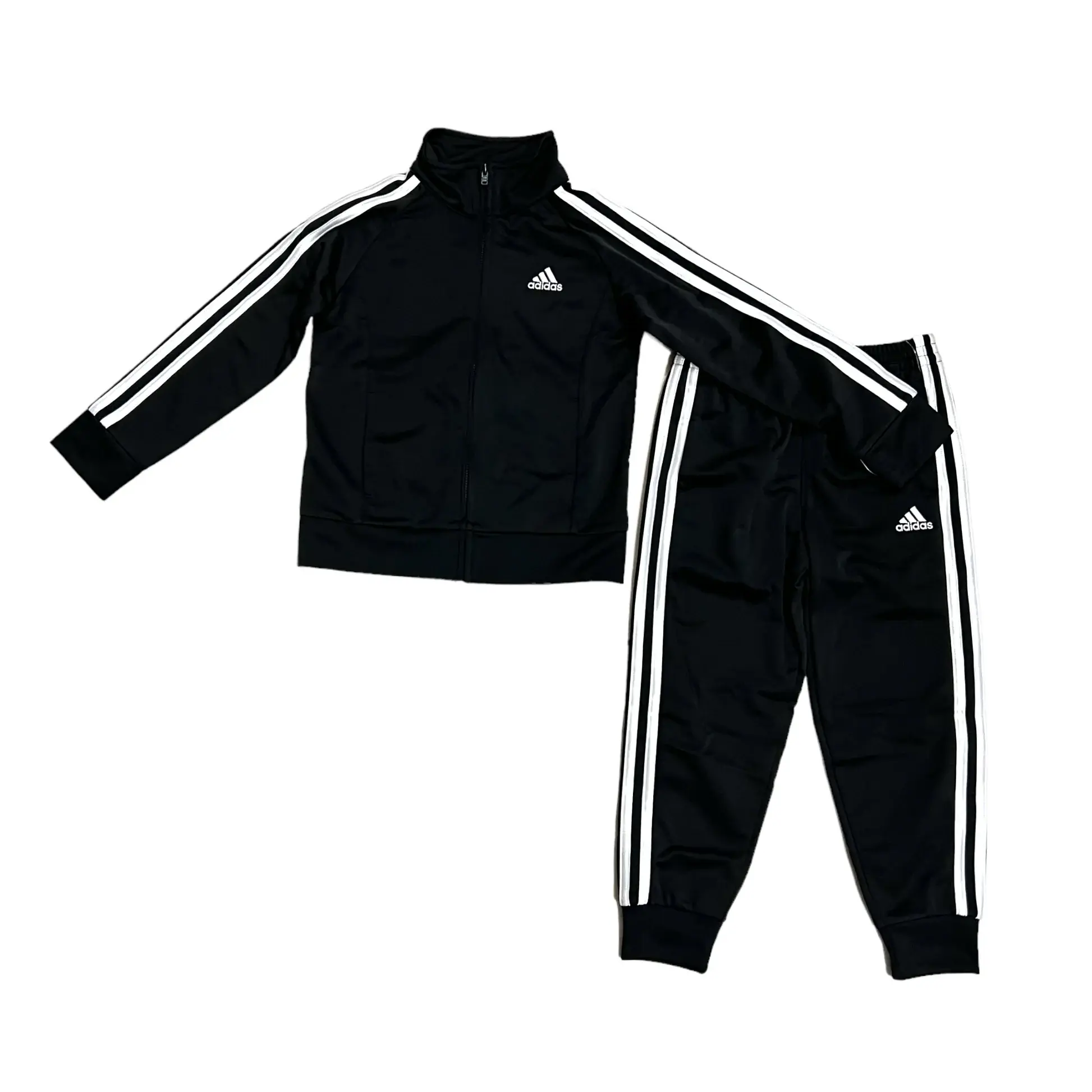 Conjunto deportivo Essentials 3 Tiras brillante -Negro adidas