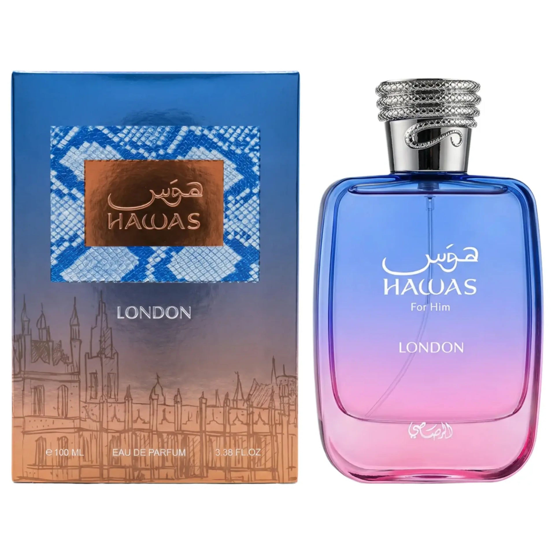 Hawas London Eau de Parfum 100ml - Rasasi