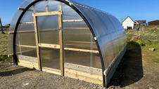 UK Polycarbonate Tunnels, Storm Strength Growing Tunnels, WIndproof Greenhouse, Alternative to Polycrub