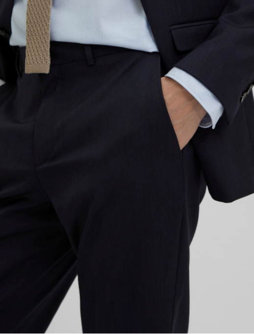 Thumbnail: Kostuum broek bill Selected navy