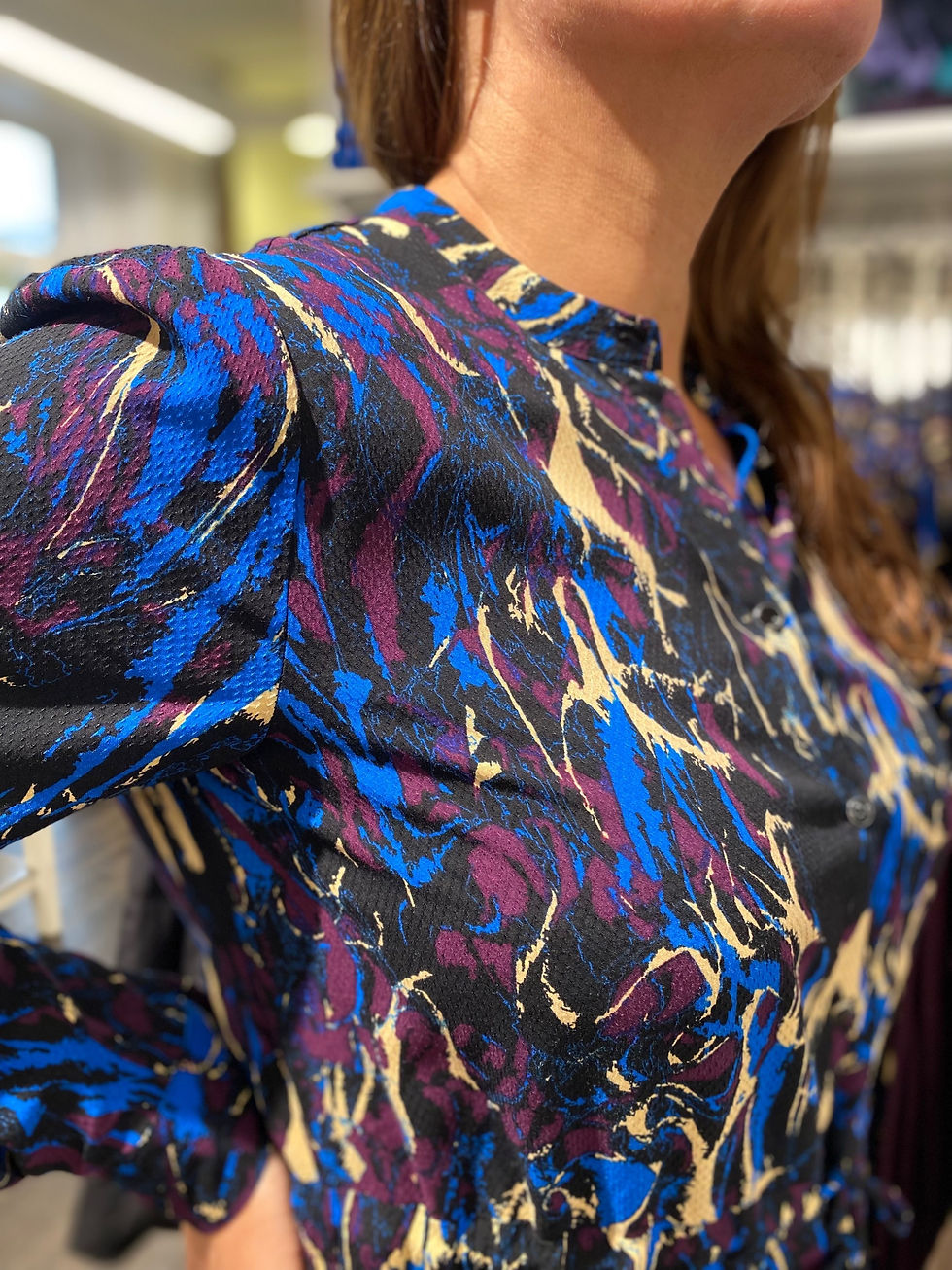 Printenkleedje met lange mouw van Vila