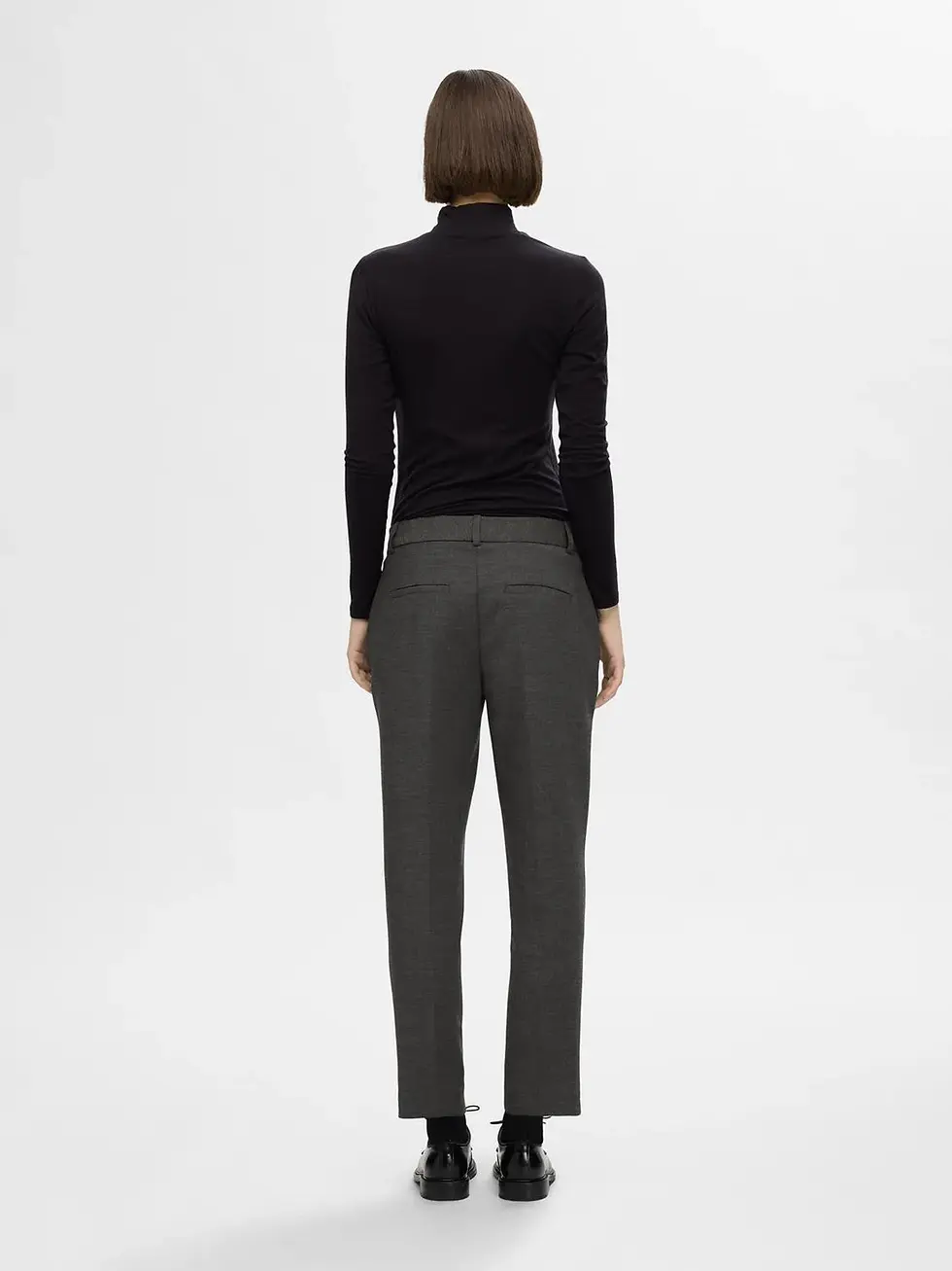 Thumbnail: Geklede rechte broek van Selected Femme