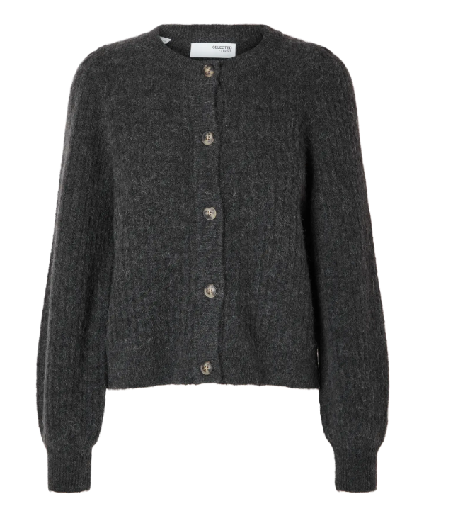 Thumbnail: Gilet in knit met knoopjes van Selected Femme