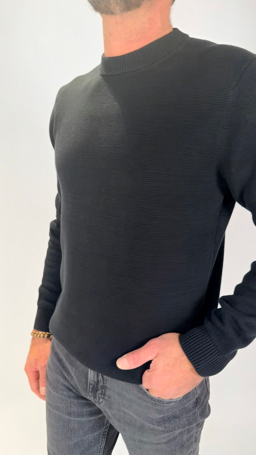Thumbnail: Gebreide pull met ronde hals van Selected Homme