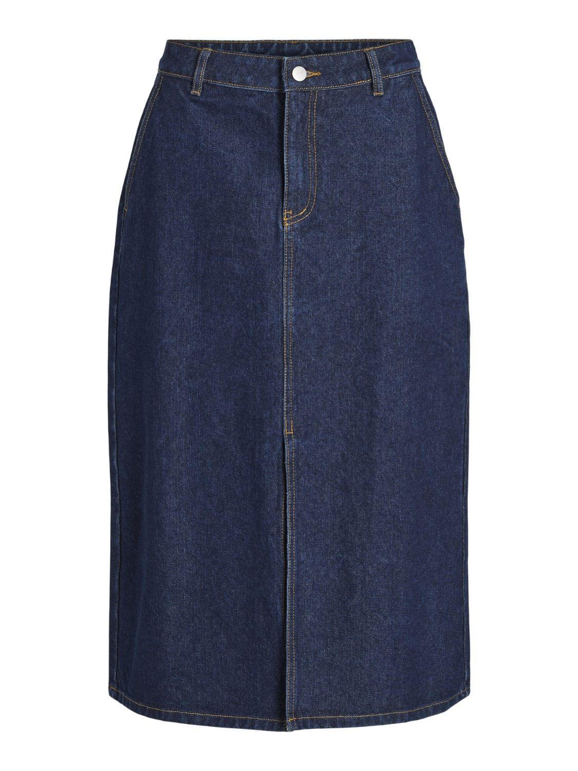 Midi lengte jeans rok van Vila
