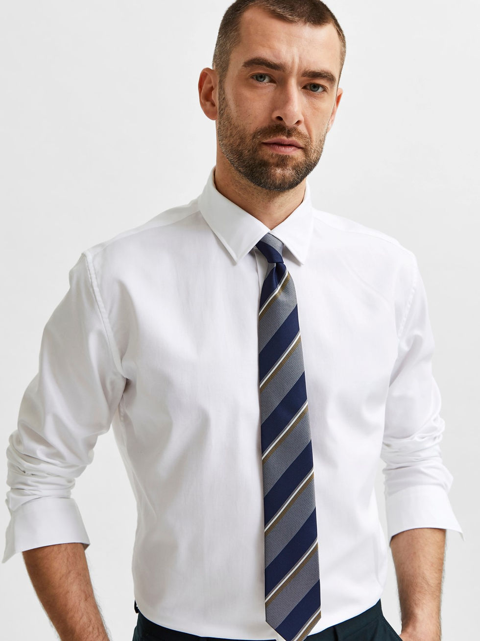 Thumbnail: Gekleed hemd regular fit van Selected Homme