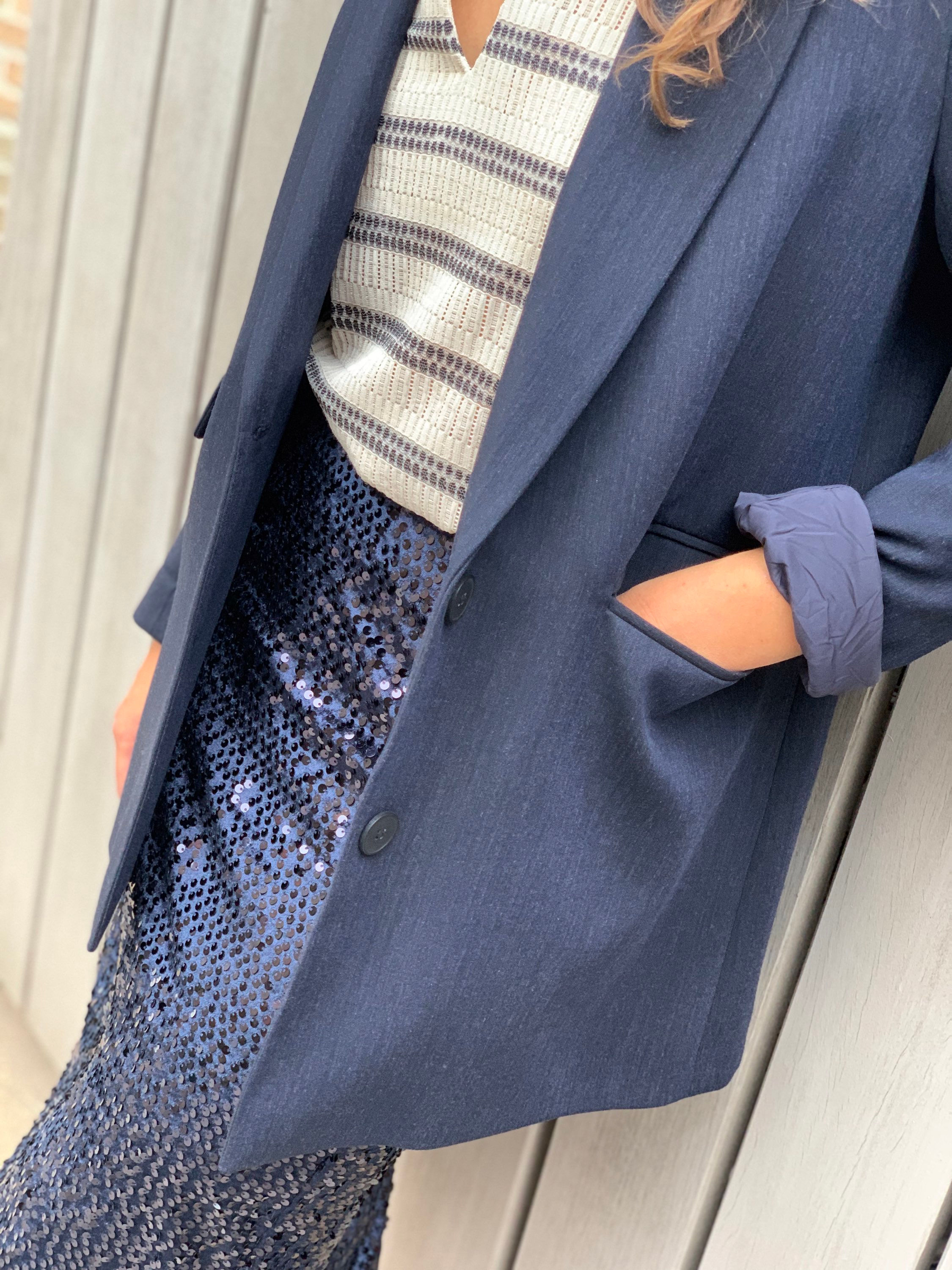 Midi rok in payetten van Vila