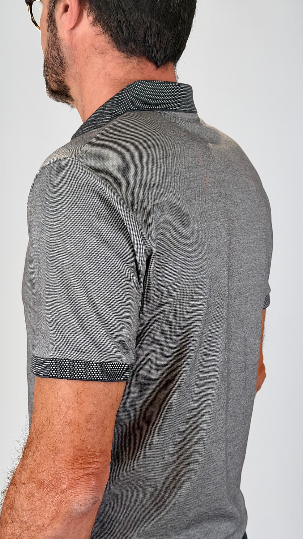 Thumbnail: Polo korte mouw met ritsje van Selected Homme