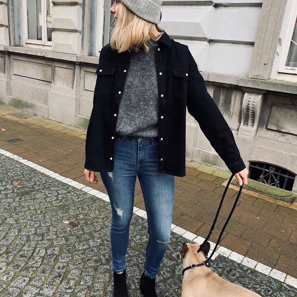 Thumbnail: Skinny destroyed jeans Vila