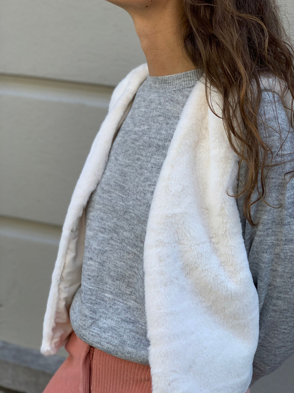 Méle brei pulletje met knoopjes van Vila