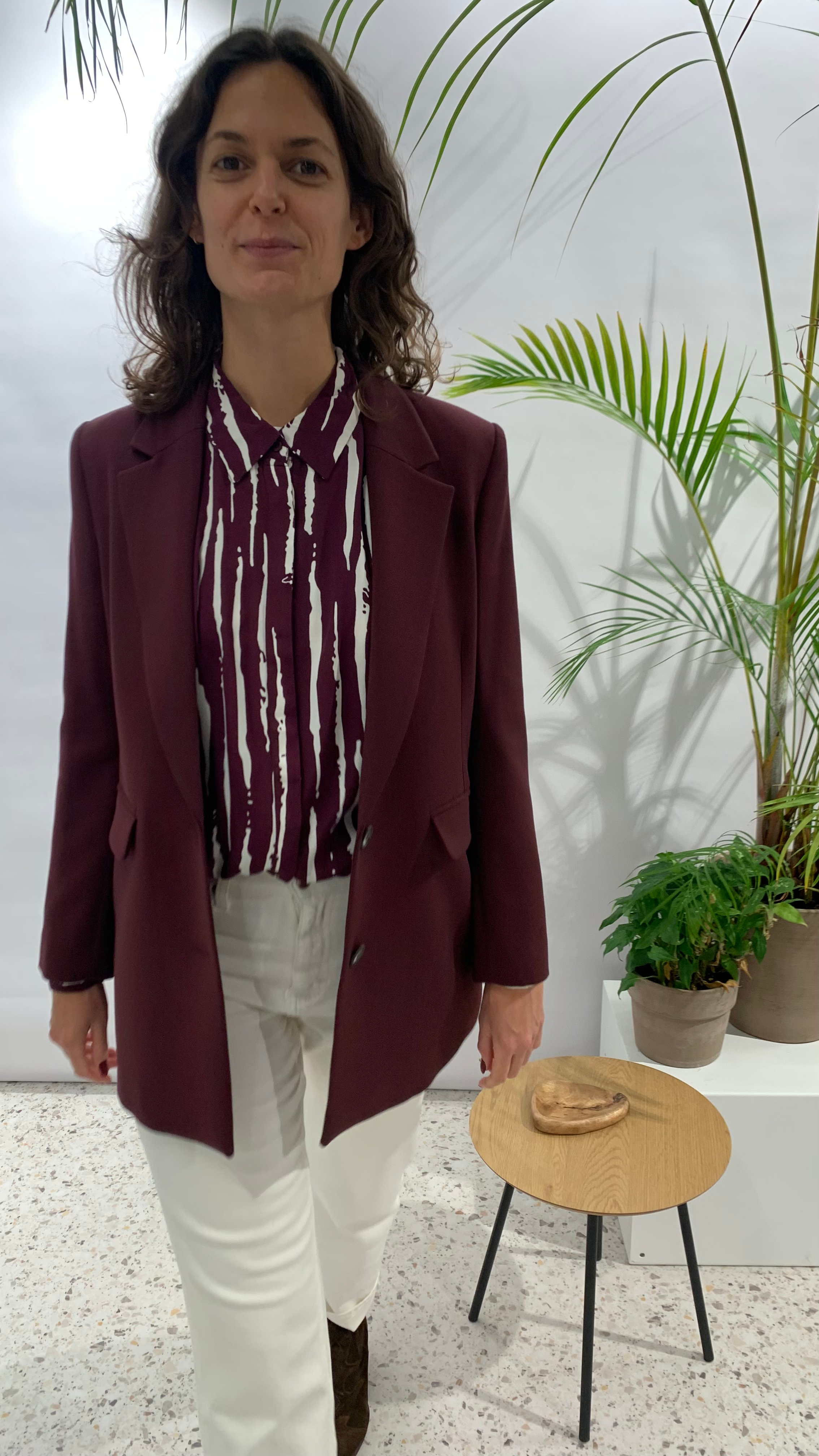 Bloes met strepenprint van Vila