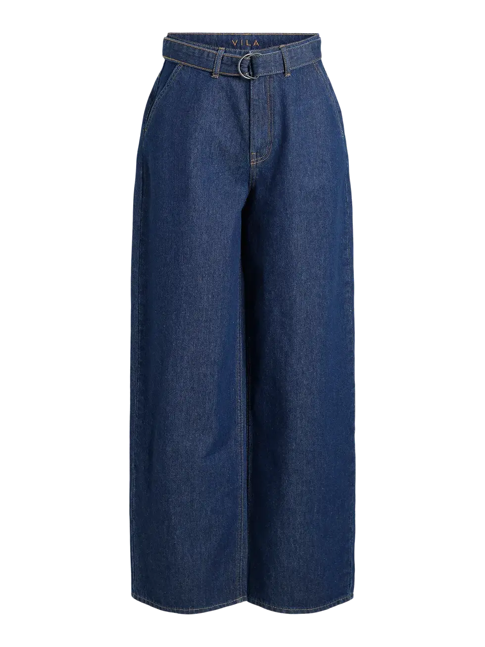 Thumbnail: Jeans wide fit met riempje in van Vila