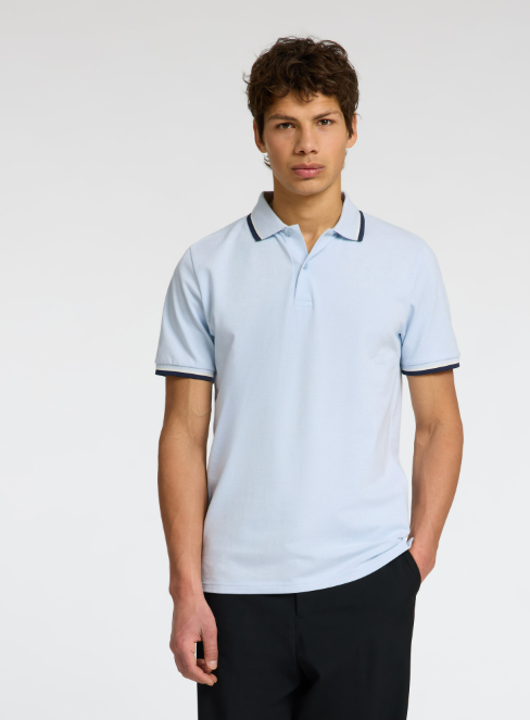 Thumbnail: Polo met kleurbies van Selected Homme