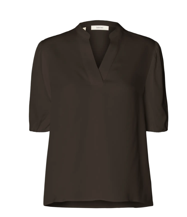 Bloesje met v hals van Selected