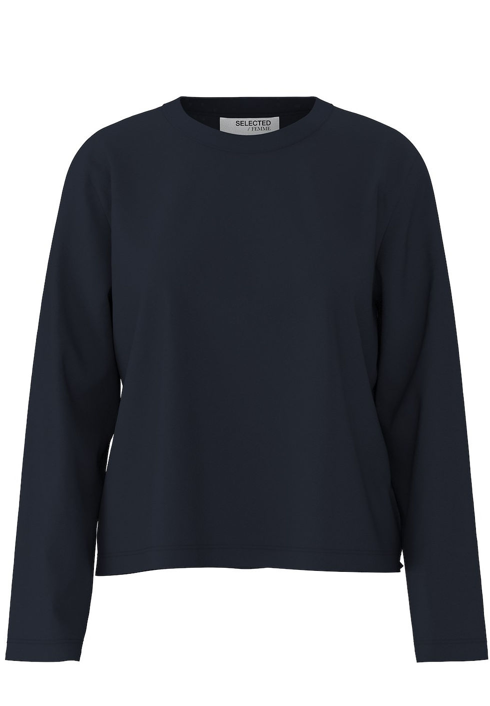 Thumbnail: Boxy tee met lange mouwen van Selected Femme