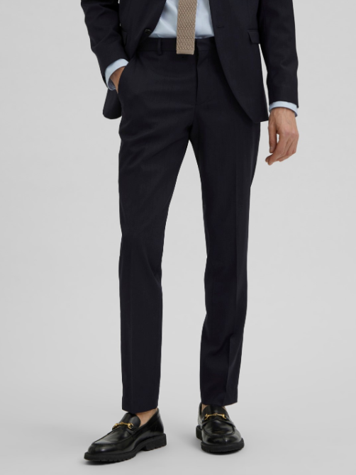 Thumbnail: Kostuum broek bill Selected navy