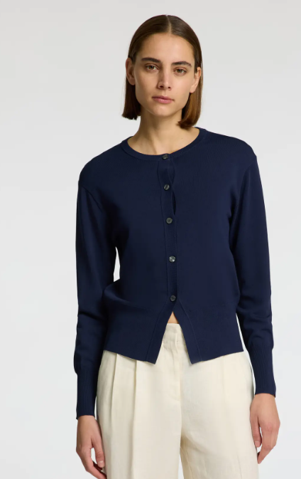 Thumbnail: Gilet met lange mouw en splitje onder van Selected Femme