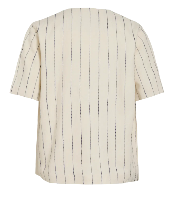 Thumbnail: Strepenblazer korte mouw van Vila